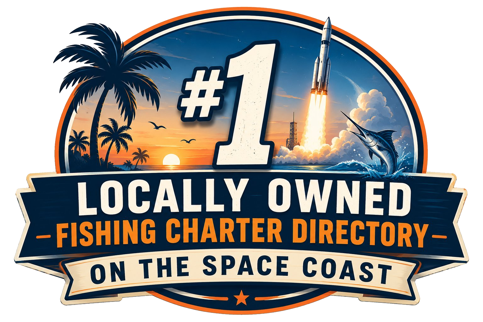 Space Coast Fishing Trips Logo
